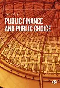 Cover of the Journal of Public Finance and Public Choice